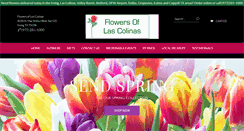 Desktop Screenshot of flowersoflascolinastx.com